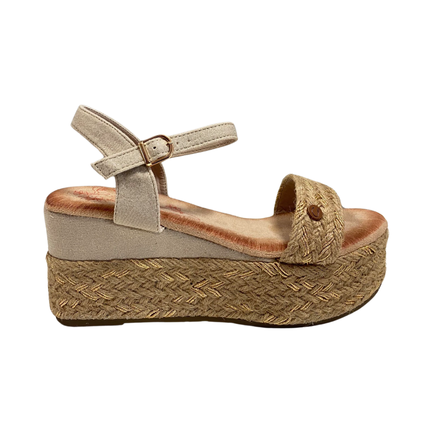 SANDALIA MUJER MANDARINA 733DF ORO