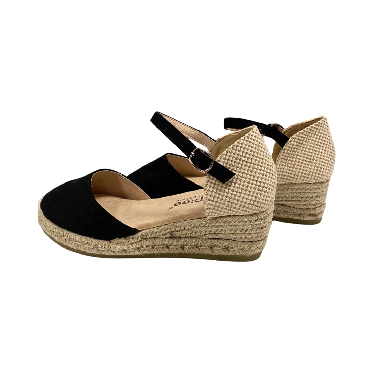 SANDALIA VALENCIANA MUJER AMARPIES 26481 NEGRO