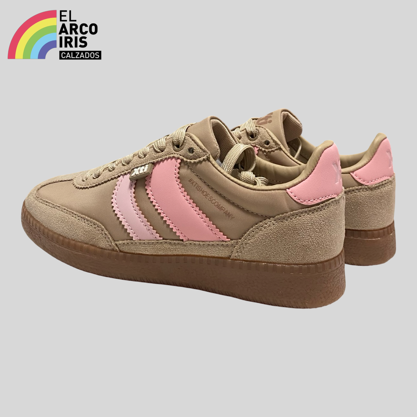 DEPORTIVA MUJER XTI 145052 BEIGE