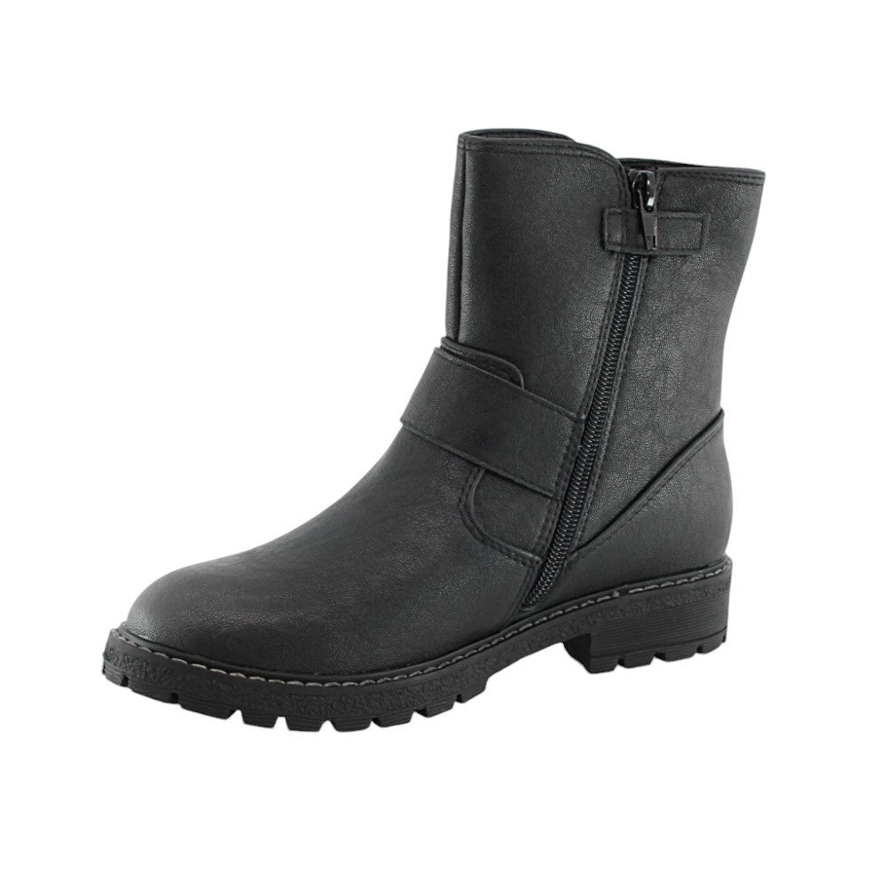BOTIN NIÑA MUSTANG HEBILLA NEGRO 49003