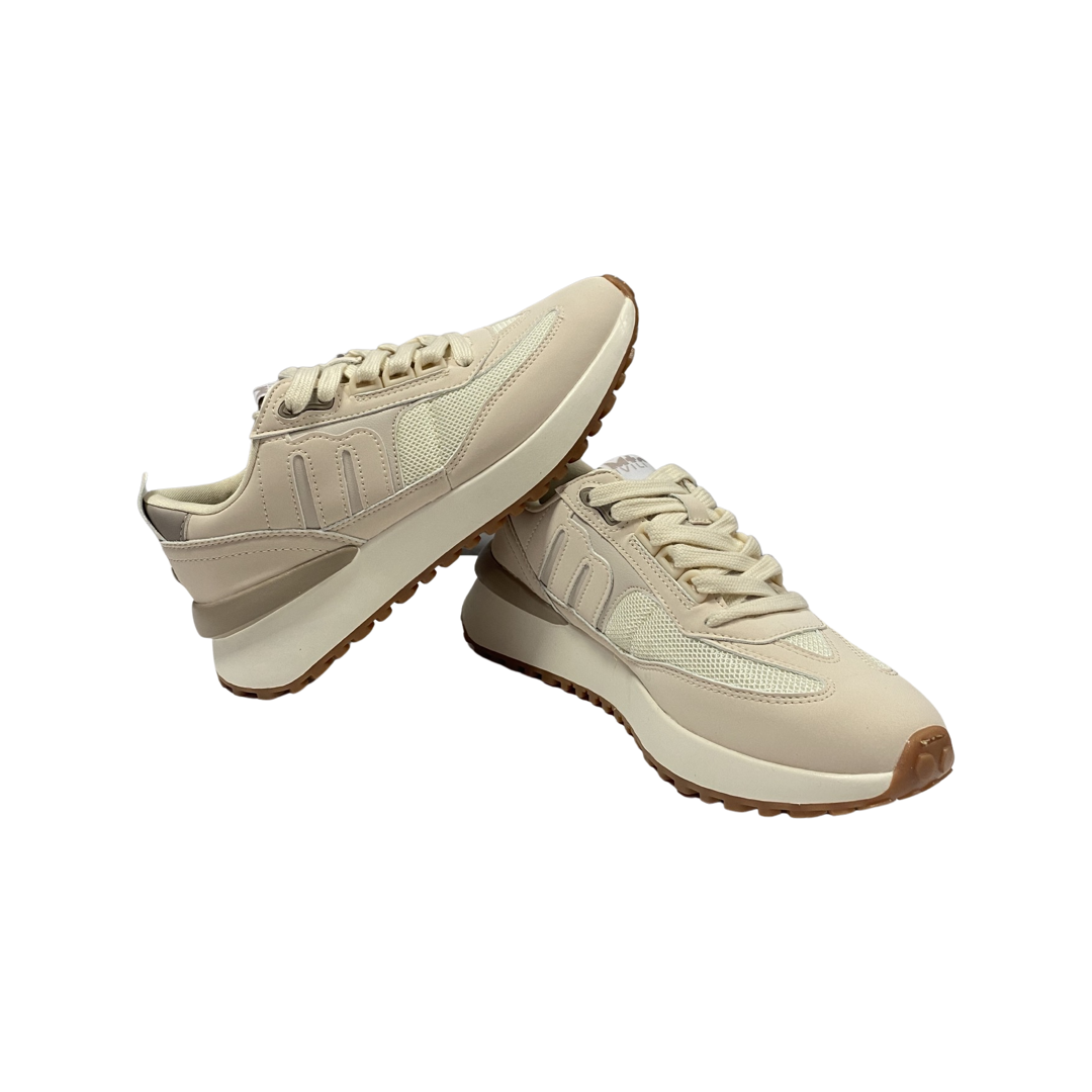 DEPORTIVA MUJER MUSTANG 60274 CREMA