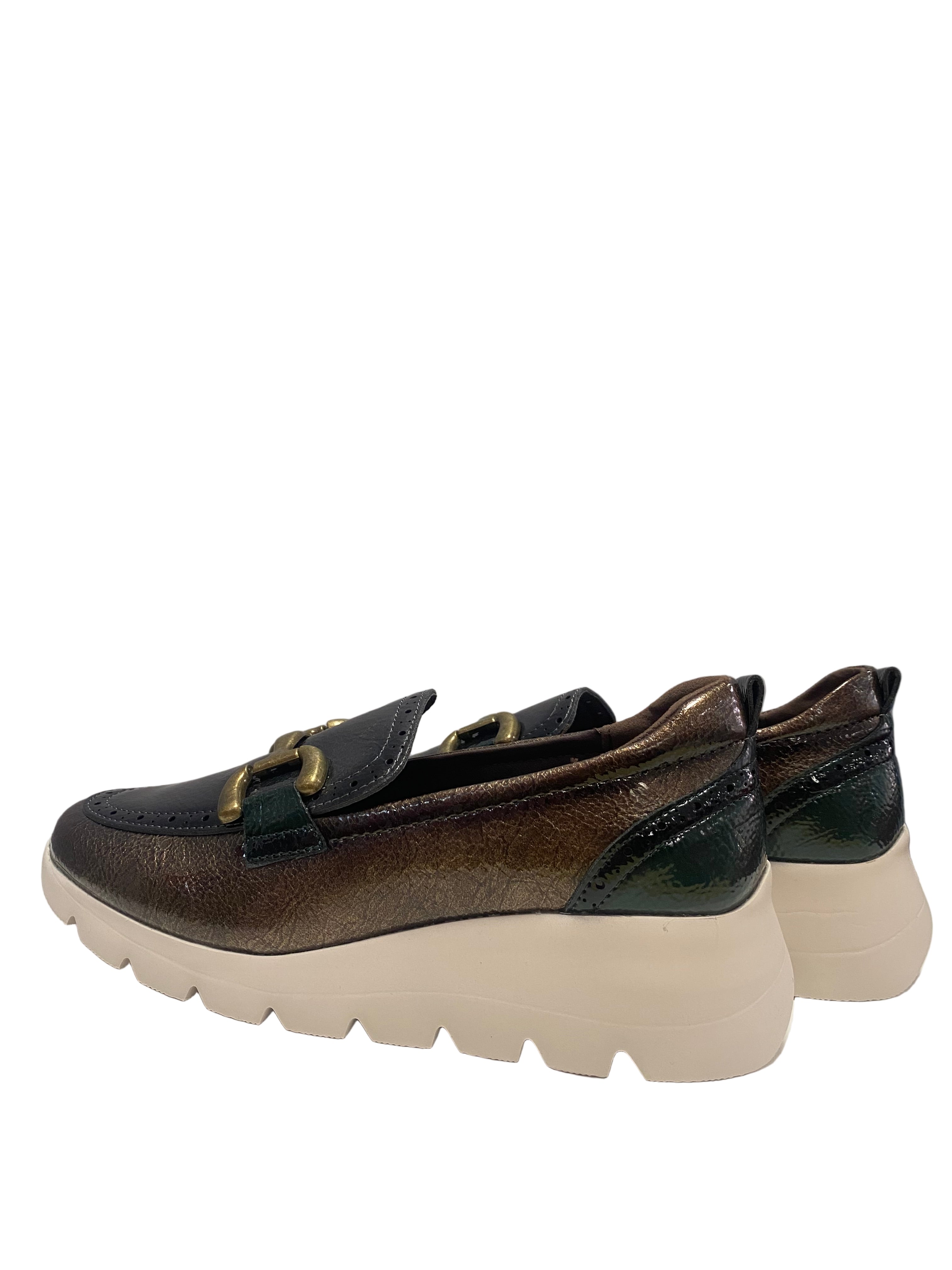 ZAPATO MOCASIN MUJER AMARPIES 29414 TAUPE