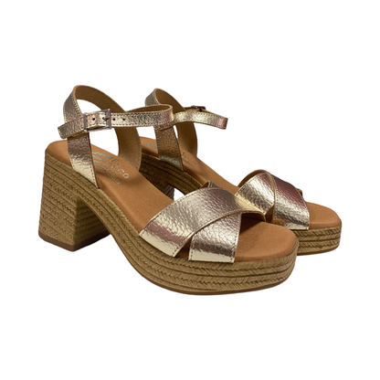 SANDALIA MUJER CAI 5466 CHAMPAN