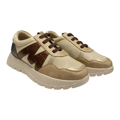 ZAPATO MUJER  BEIG/MARRÓN  MYSOFT 25M622