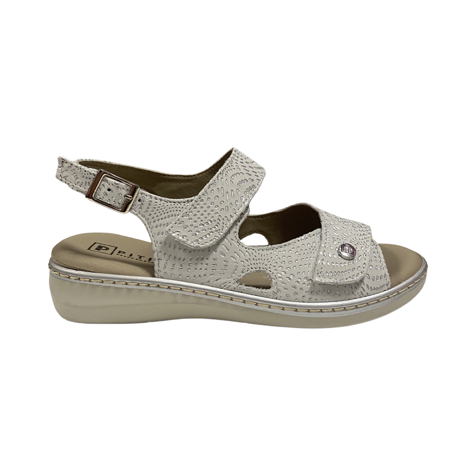 SANDALIA MUJER PITILLOS 5580 PLATA