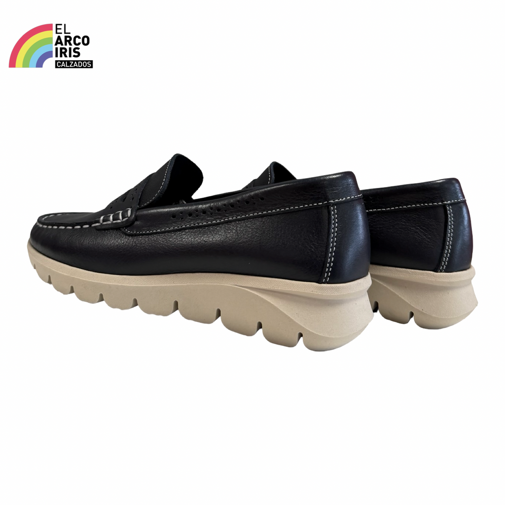 ZAPATO MUJER MOCASIN 9273 MARINO