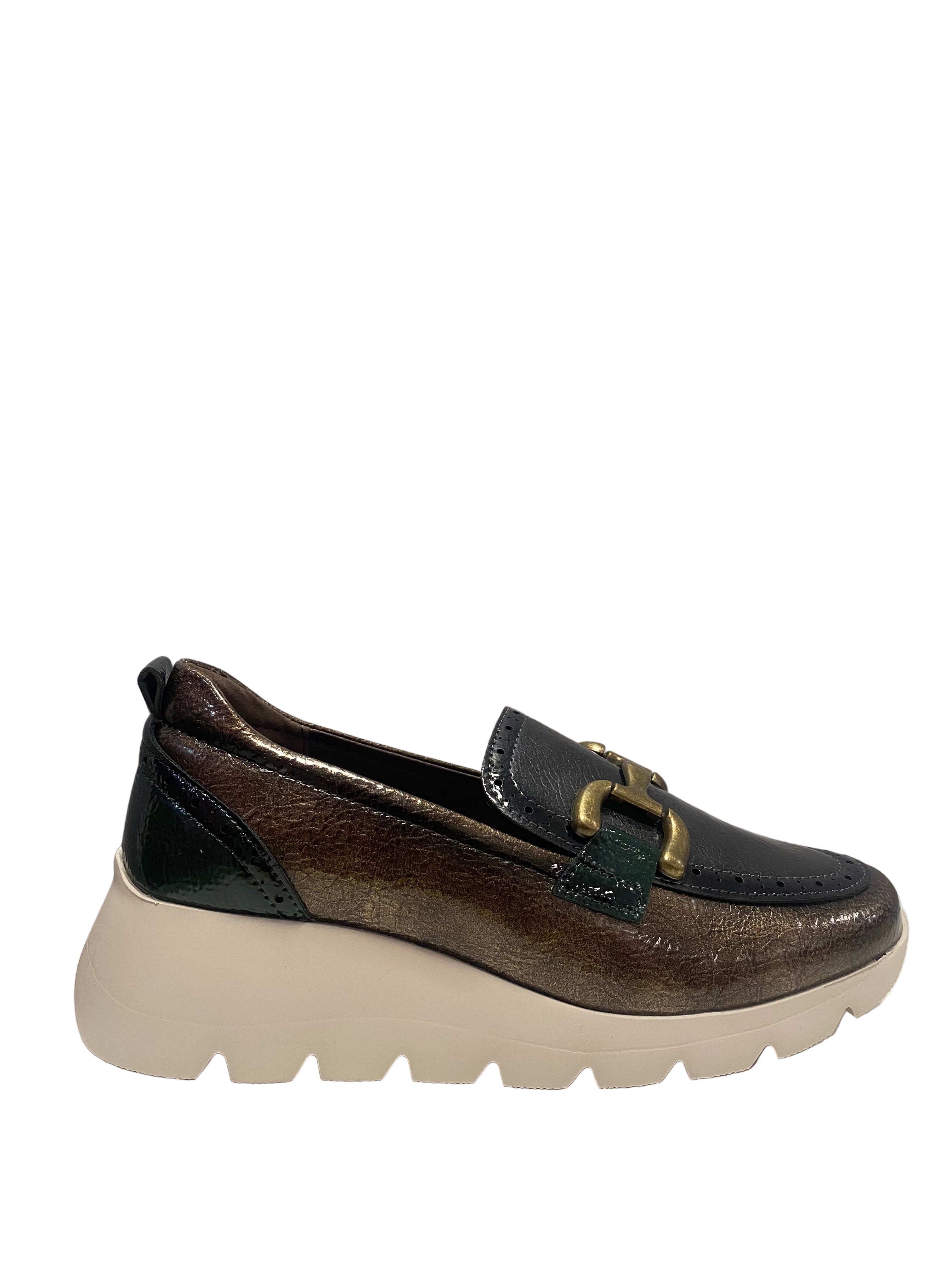 ZAPATO MOCASIN MUJER AMARPIES 29414 TAUPE