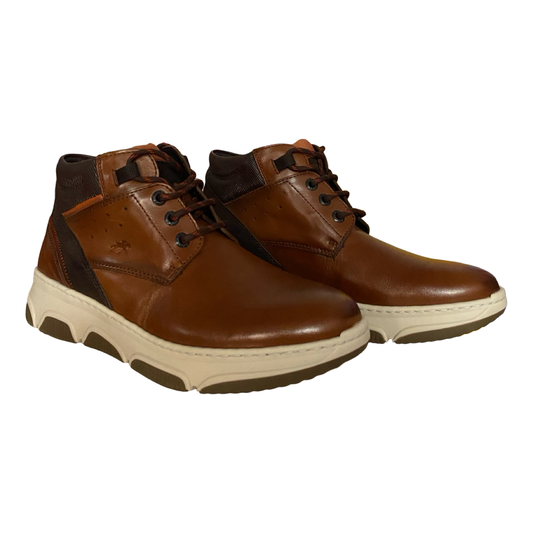 BOTA HOMBRE FLUCHOS CORDONES F1346 CUERO