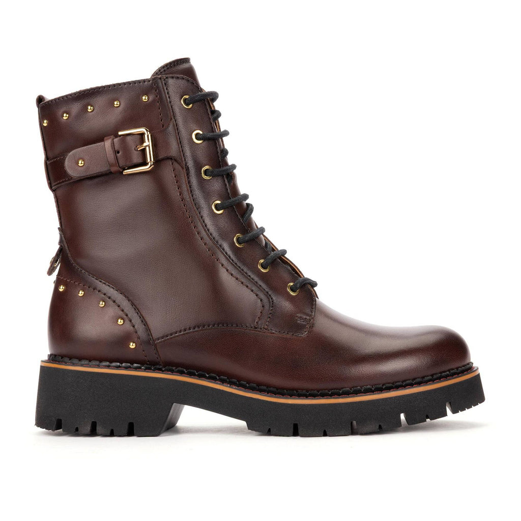 BOTA MUJER MILITAR PIKOLINOS 8702 CAOBA