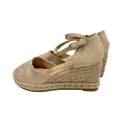 SANDALIA VALENCIANA MUJER AMARPIES 26484 PLATINO