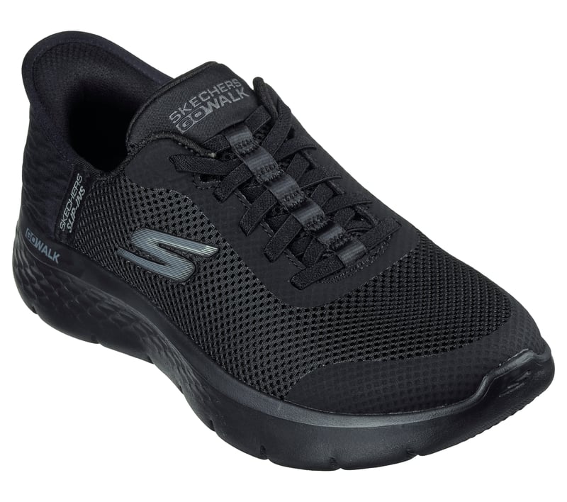 DEPORTIVA MUJER SKECHERS 124836 NEGRO