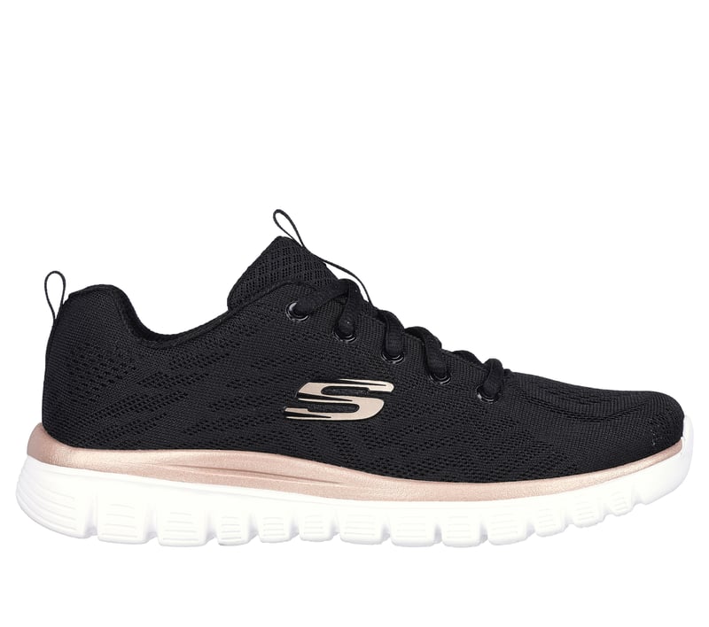 DEPORTIVA MUJER SKECHERS 12615 NEGRO