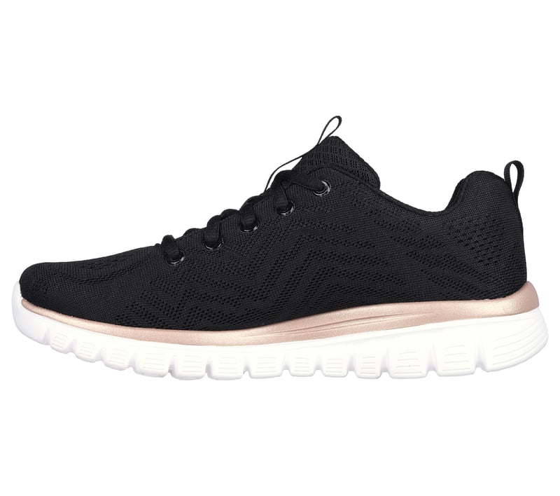 DEPORTIVA MUJER SKECHERS 12615 NEGRO