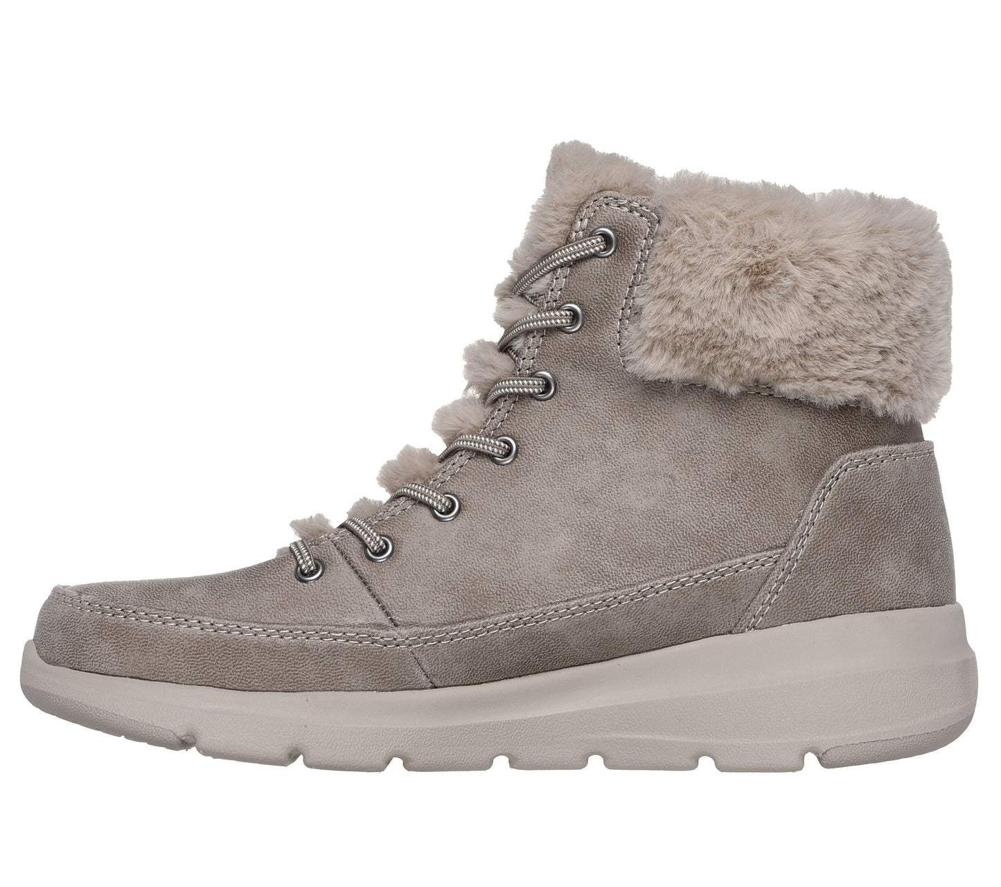 BOTA MUJER SKECHERS 144202 TAUPE