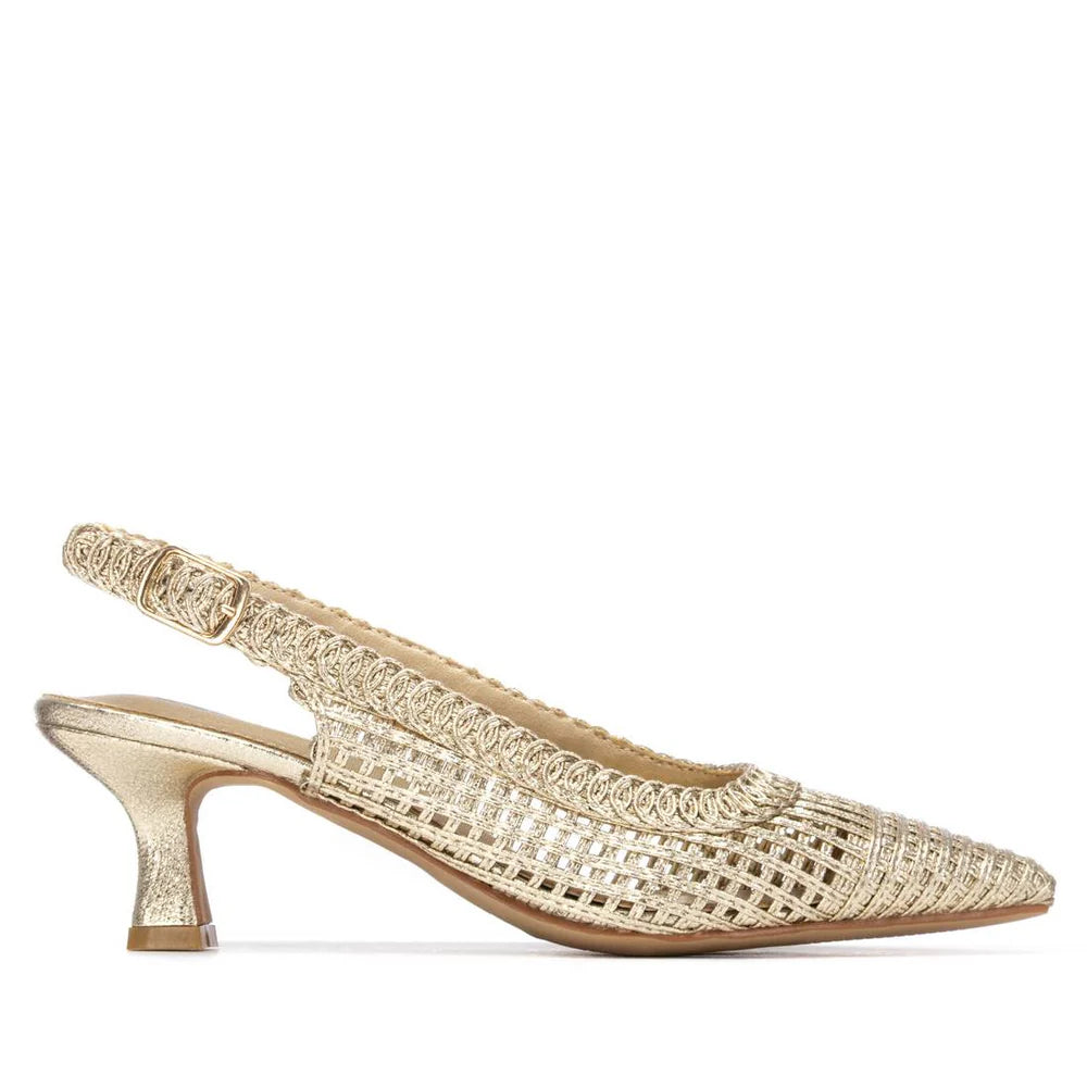 ZAPATO MUJER SALON MUJER XTI 145432 ORO