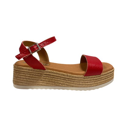 SANDALIA MUJER CAI 5437 ROJO