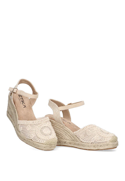 SANDALIA MUJER ETIKA 20008 BEIGE