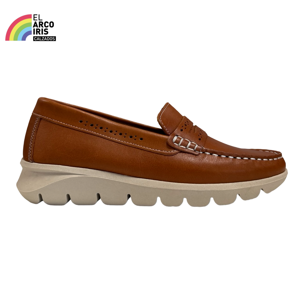 ZAPATO MUJER MOCASIN FINANO 9273 CAMEL