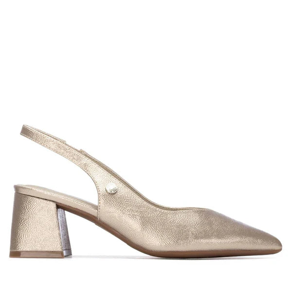 ZAPATO DESTALONADO MUJER ORO REFRESH 175073