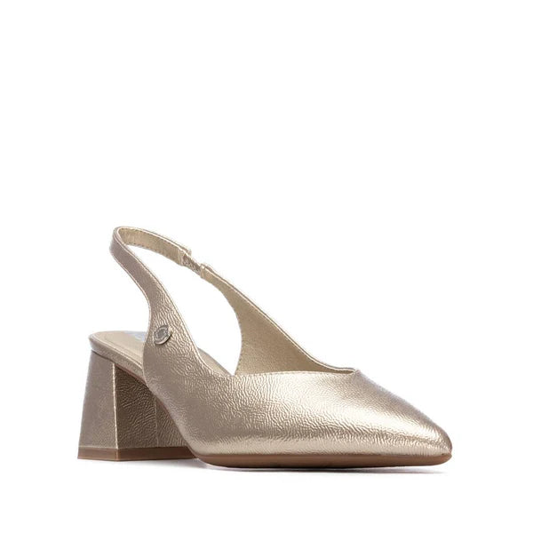 ZAPATO DESTALONADO MUJER ORO REFRESH 175073