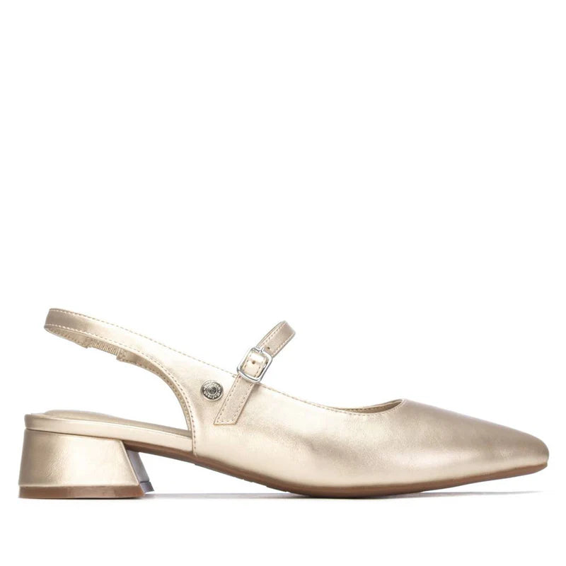 ZAPATO MUJER REFRESH DESTALONADO ORO 175076