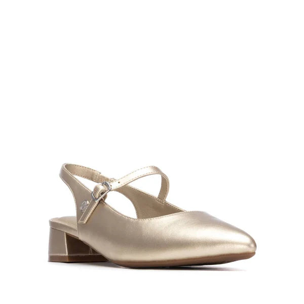 ZAPATO MUJER REFRESH DESTALONADO ORO 175076