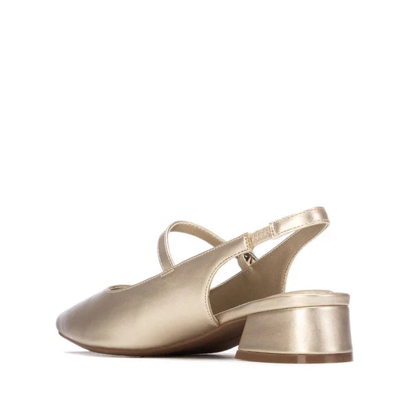 ZAPATO MUJER REFRESH DESTALONADO ORO 175076