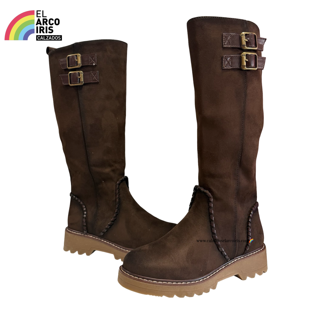 BOTA ALTA MUJER AMARPIES 31165 CHOCOLATE