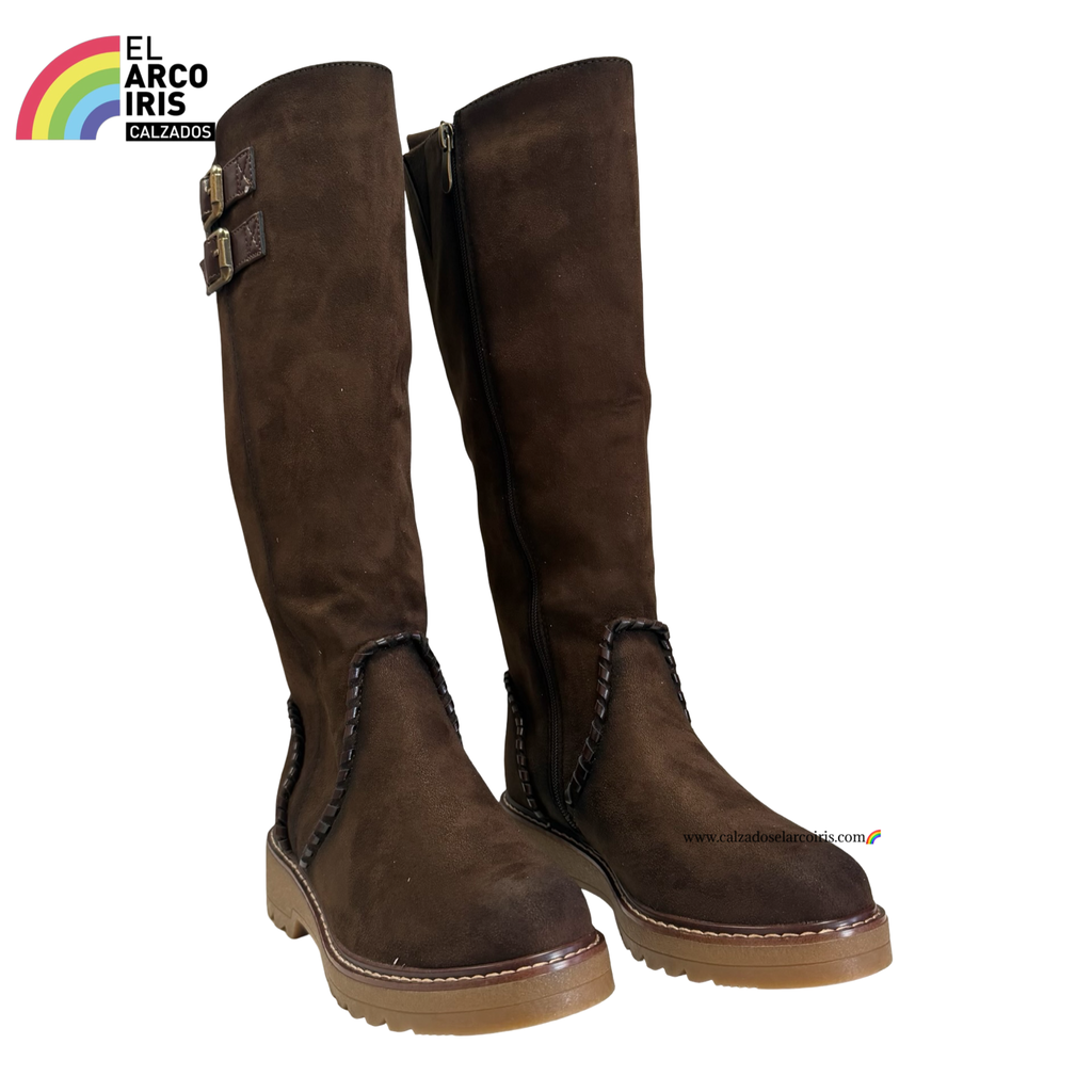 BOTA ALTA MUJER AMARPIES 31165 CHOCOLATE