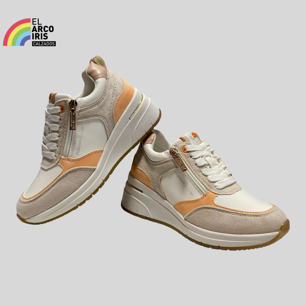 DEPORTIVA MUJER REFRESH 175051 BEIGE