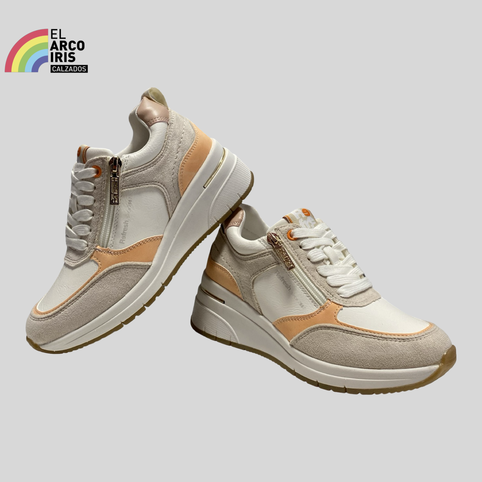 DEPORTIVA MUJER REFRESH 175051 BEIGE