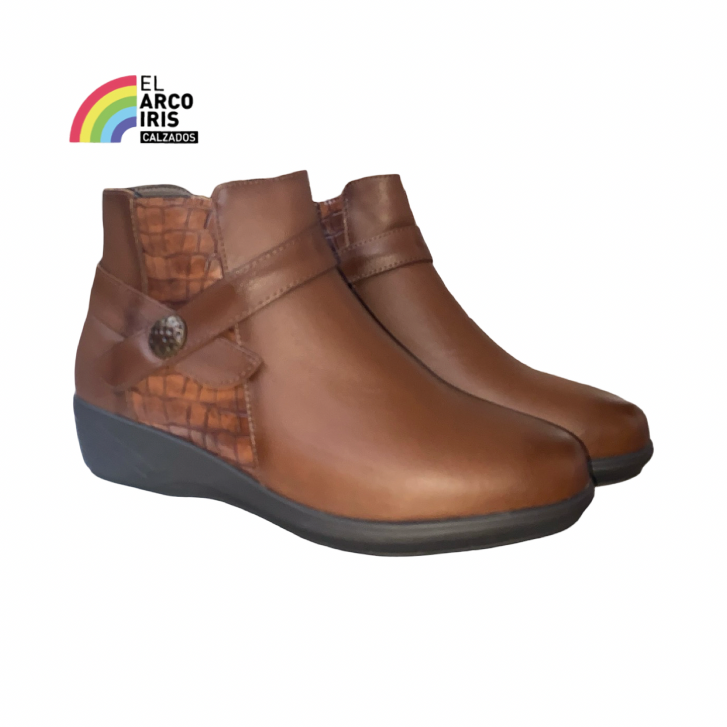 BOTÍN MUJER FLEXPIES 1220 CUERO