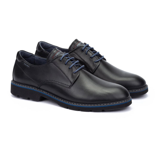 ZAPATO HOMBRE CORDONES PIKOLINOS ALARCON 4289 NEGRO