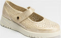 ZAPATO MUJER PITILLOS MERCEDES VELCRO ORO 20300