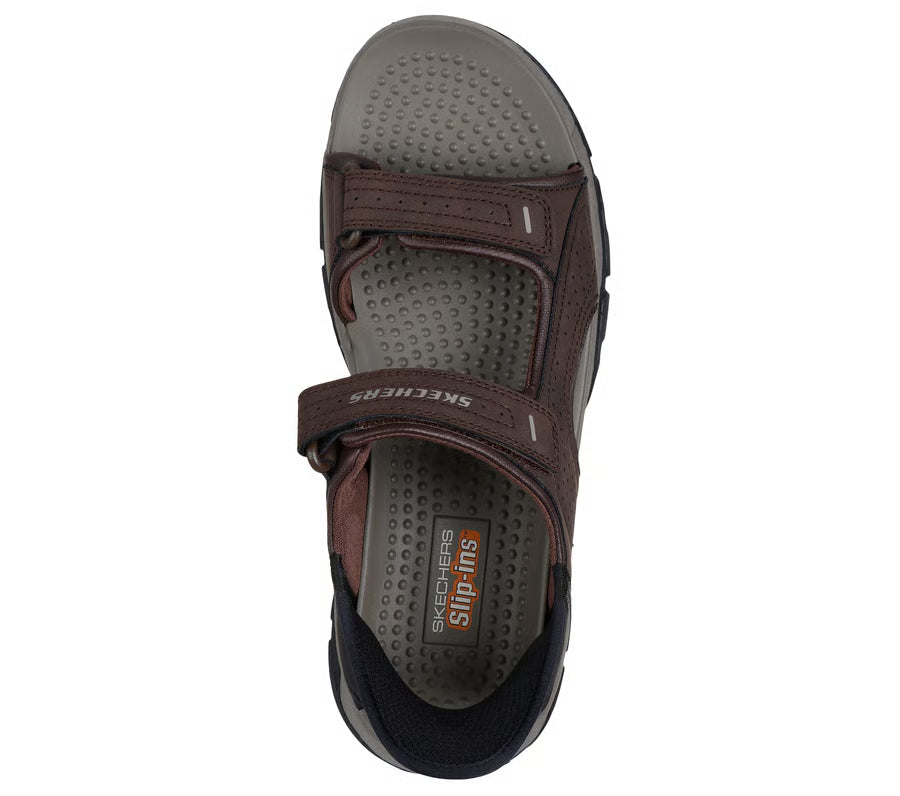 SANDALIA SLIP-INS  HOMBRE SKECHERS CHOCOLATE 205289