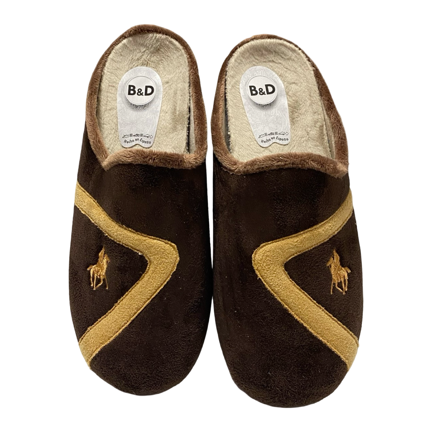 ZAPATILLA HOMBRE CASA ABIERTA POLO MARRÓN