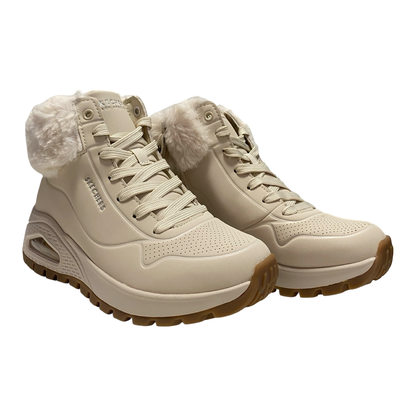 BOTA MUJER CORDONES SKECHERS 167274 NAT