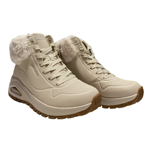 BOTA MUJER CORDONES SKECHERS 167274 NAT