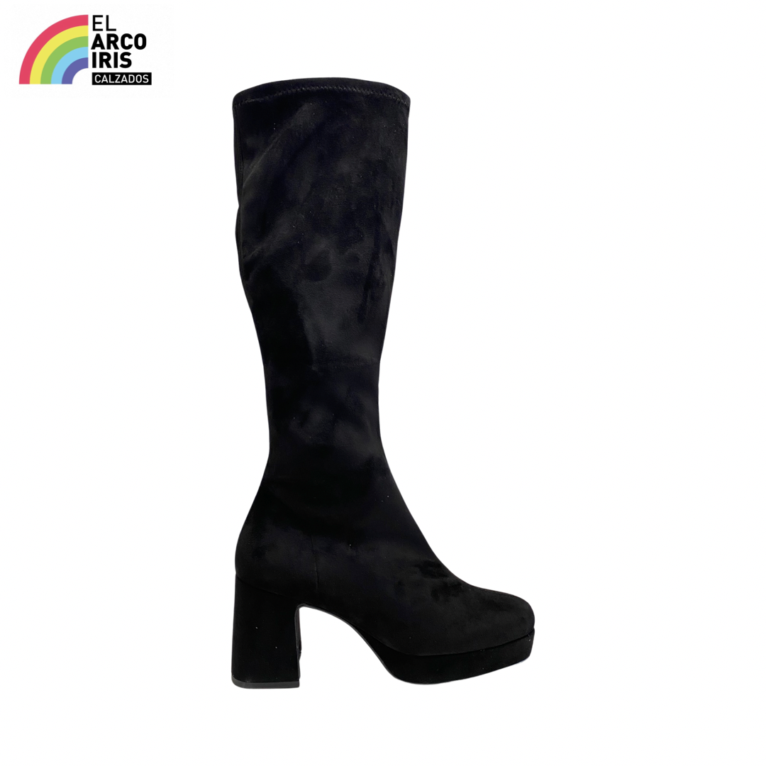 BOTA MUJER DV 2364 NEGRO