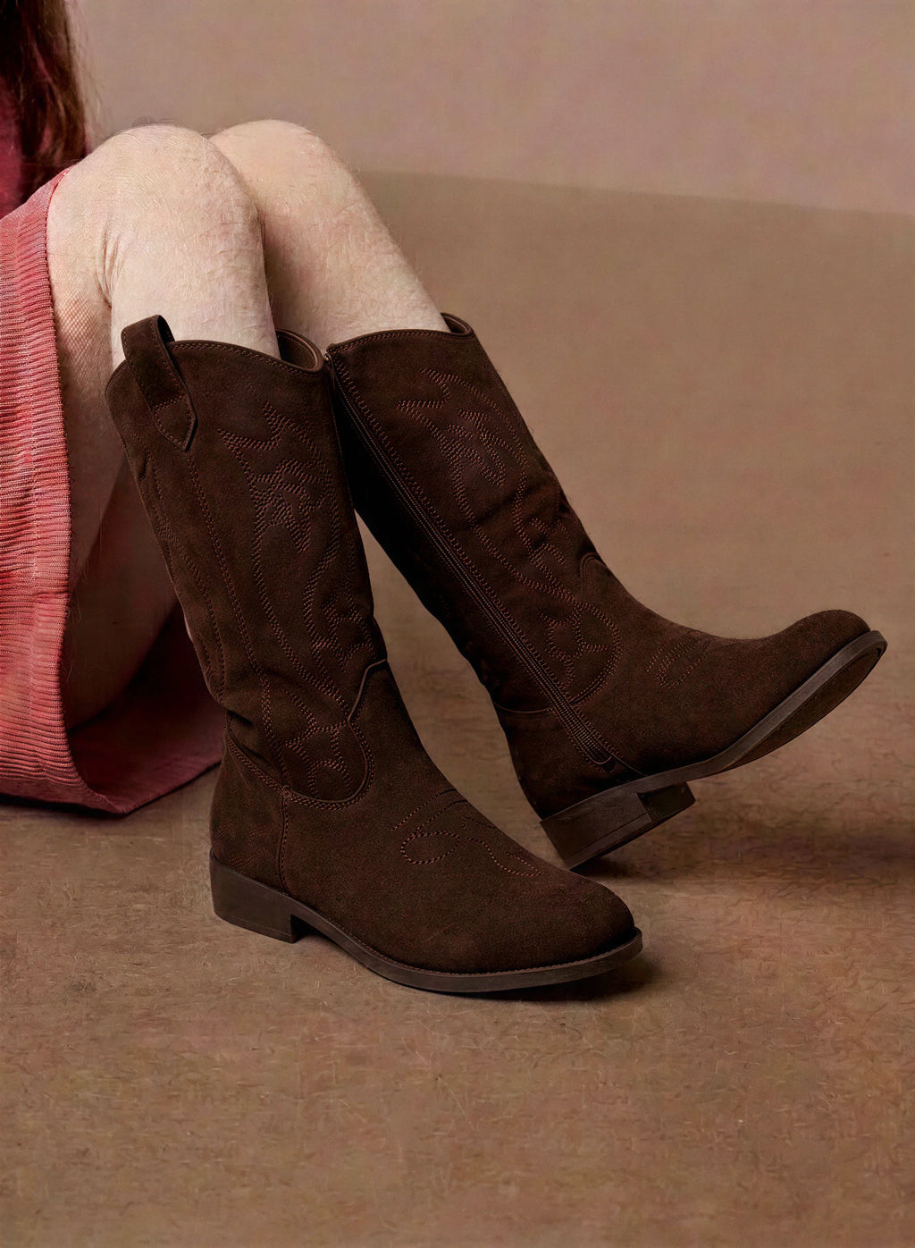 BOTA NIÑA COWBOY ETIKA 110583 CAMEL