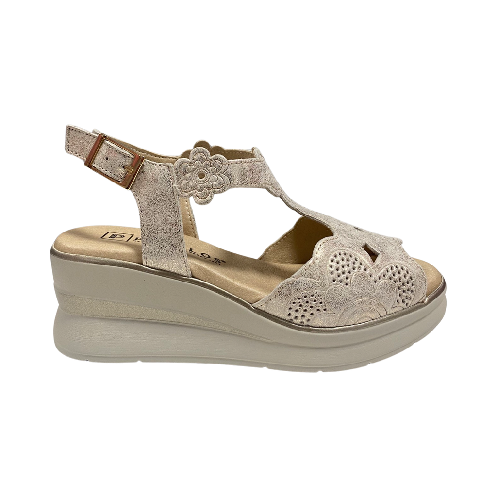 SANDALIA MUJER PITILLOS 5612 ORO