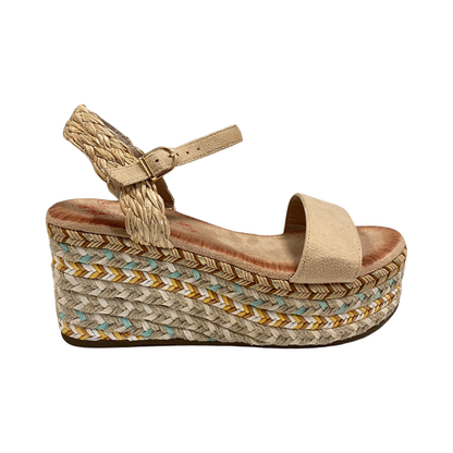 SANDALIA MUJER MANDARINA 817DF BEIGE