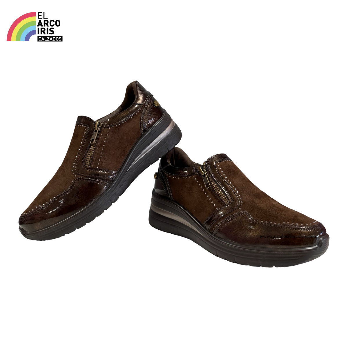 ZAPATO MUJER AMARPIES 31061 MARRON