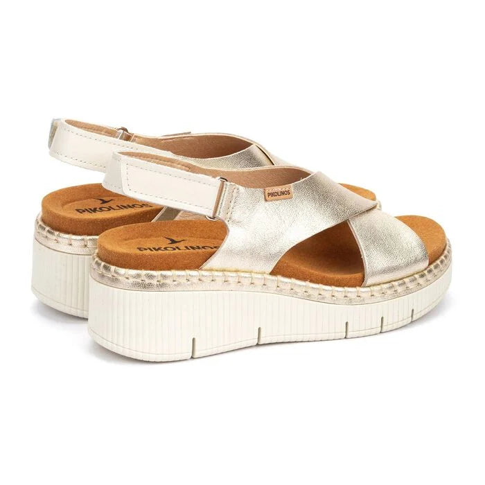 SANDALIA MUJER PIKOLINOS GOMERA ORO 0606