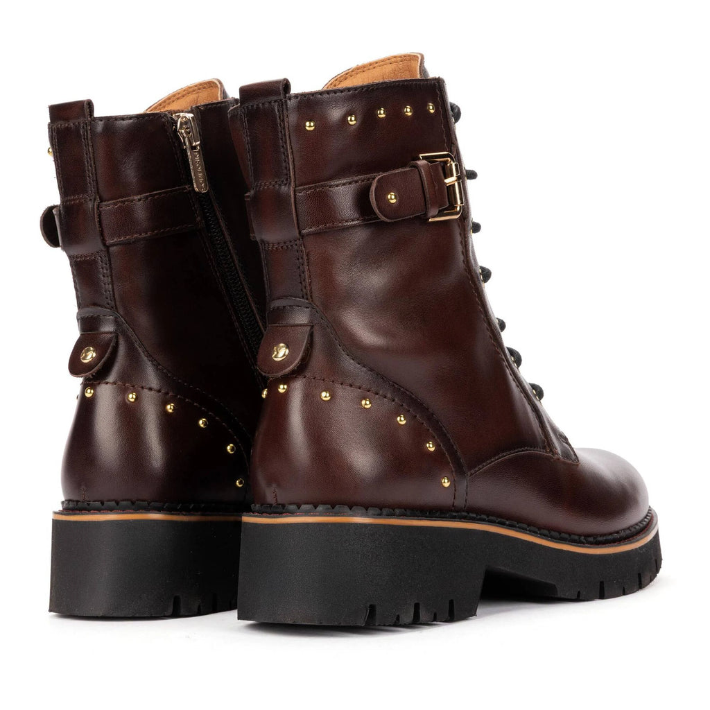BOTA MUJER MILITAR PIKOLINOS 8702 CAOBA