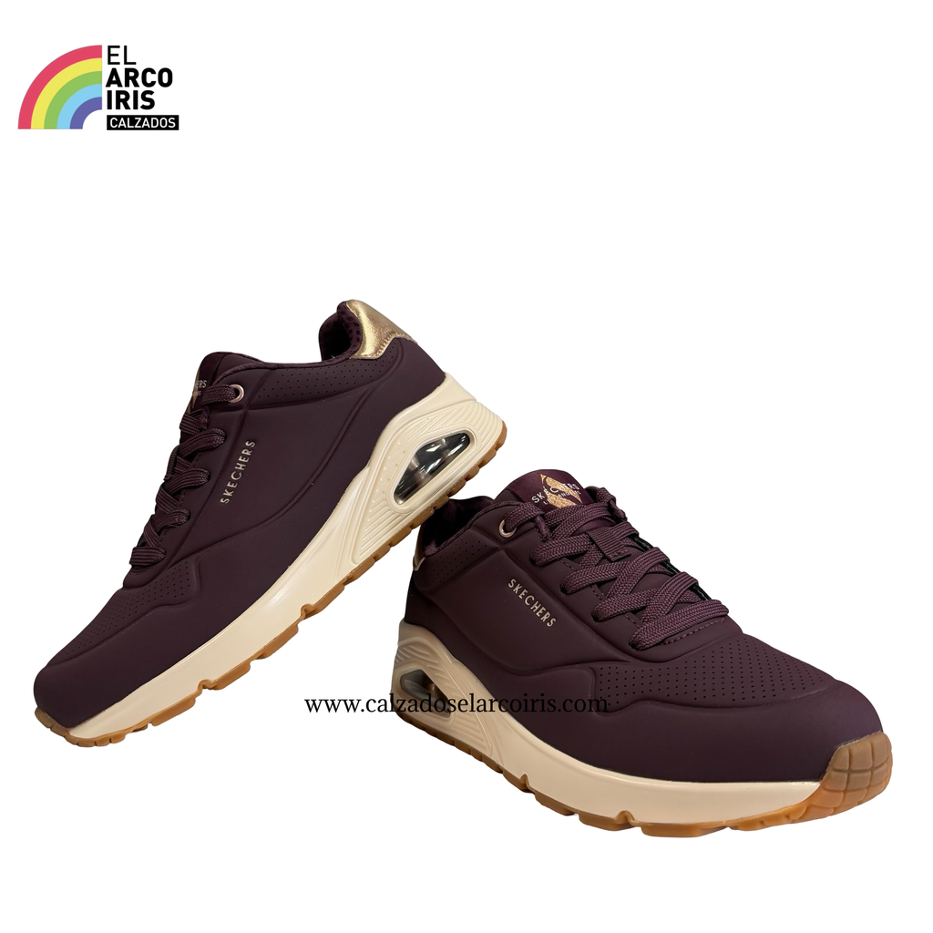 DEPORTIVA MUJER SKECHERS 177094 WINE