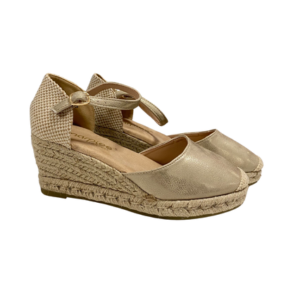 SANDALIA VALENCIANA MUJER AMARPIES 26484 PLATINO