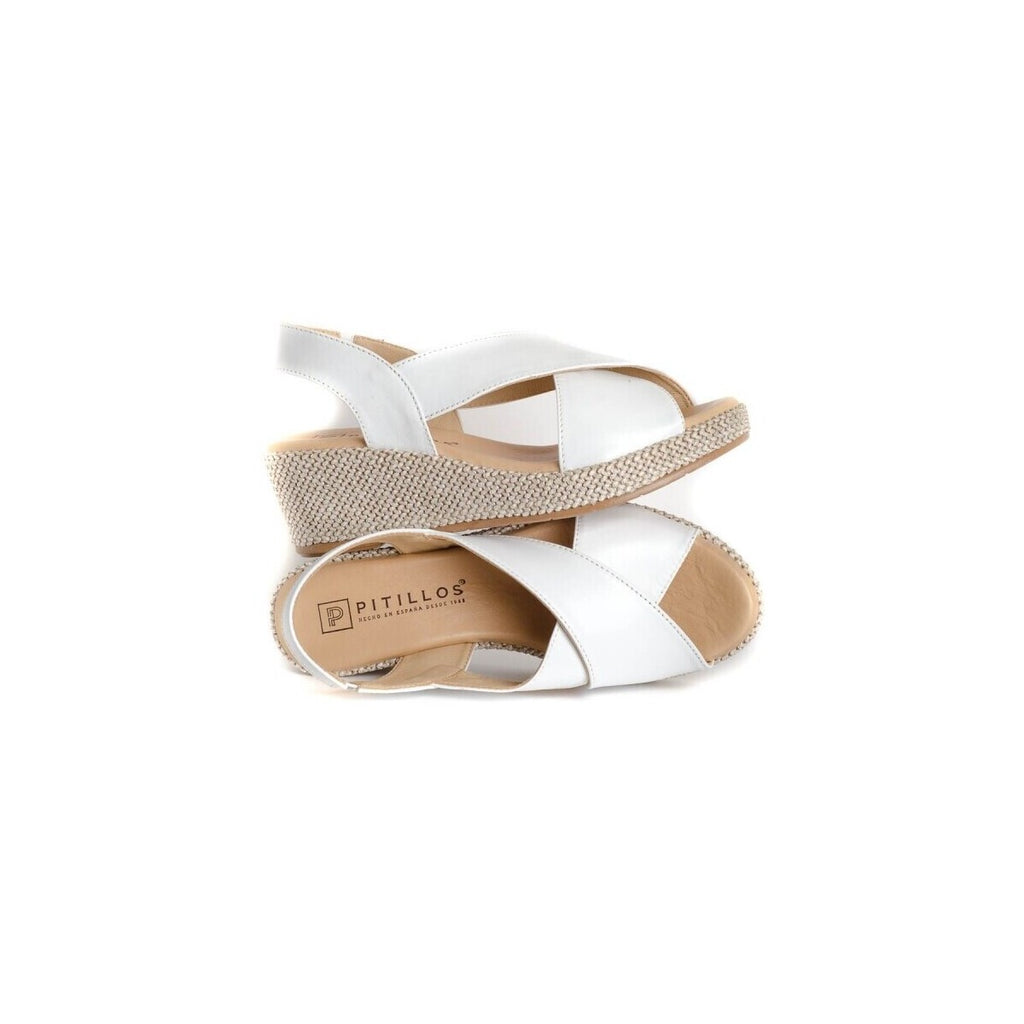 SANDALIA MUJER PITILLOS BLANCO 11265