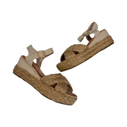 SANDALIA MUJER MANDARINA 724DF ORO