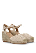 SANDALIA MUJER VALENCIANA CROCHET ETIKA BEIG 20004